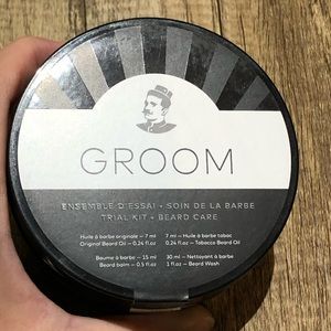 Groom men’s beard travel kit